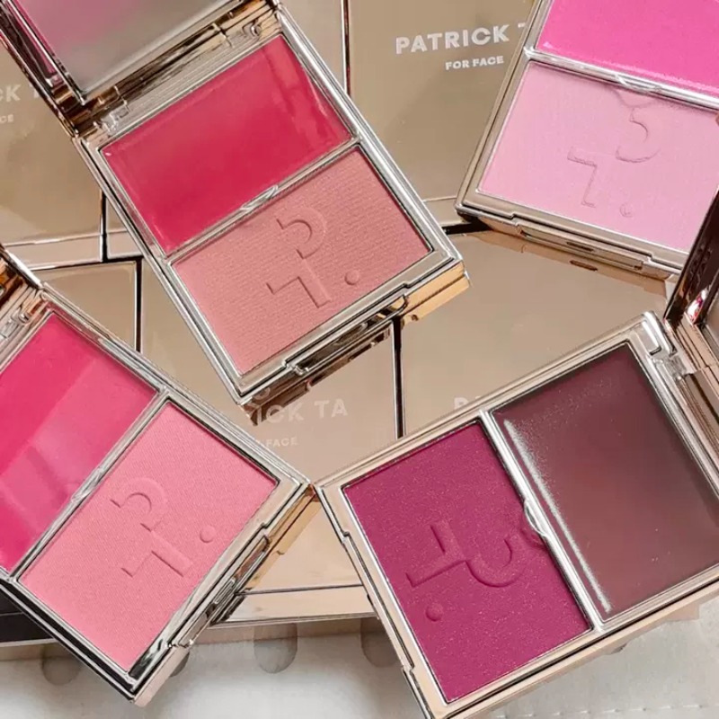 Huda Beauty Makeup Mini Kit - Patrick Zweifarbiger Natürlicher Matter Creme-Rouge Kontur-Blusher