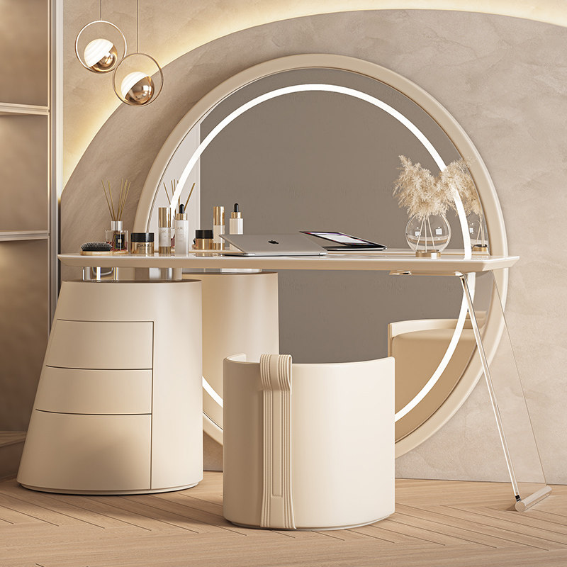 Beauty Makeup Vanity Set - Moderner Nordischer Schminktisch Ästhetisches Komplettset Schönheitsschubladen