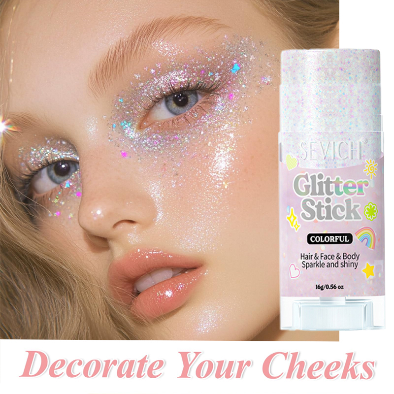 Body Shimmer Lotion - Meerjungfrauen-Pailletten-Körperglitter-Gel Glitzer-Bastelzubehör Feenstaub Festival Gesichts- und