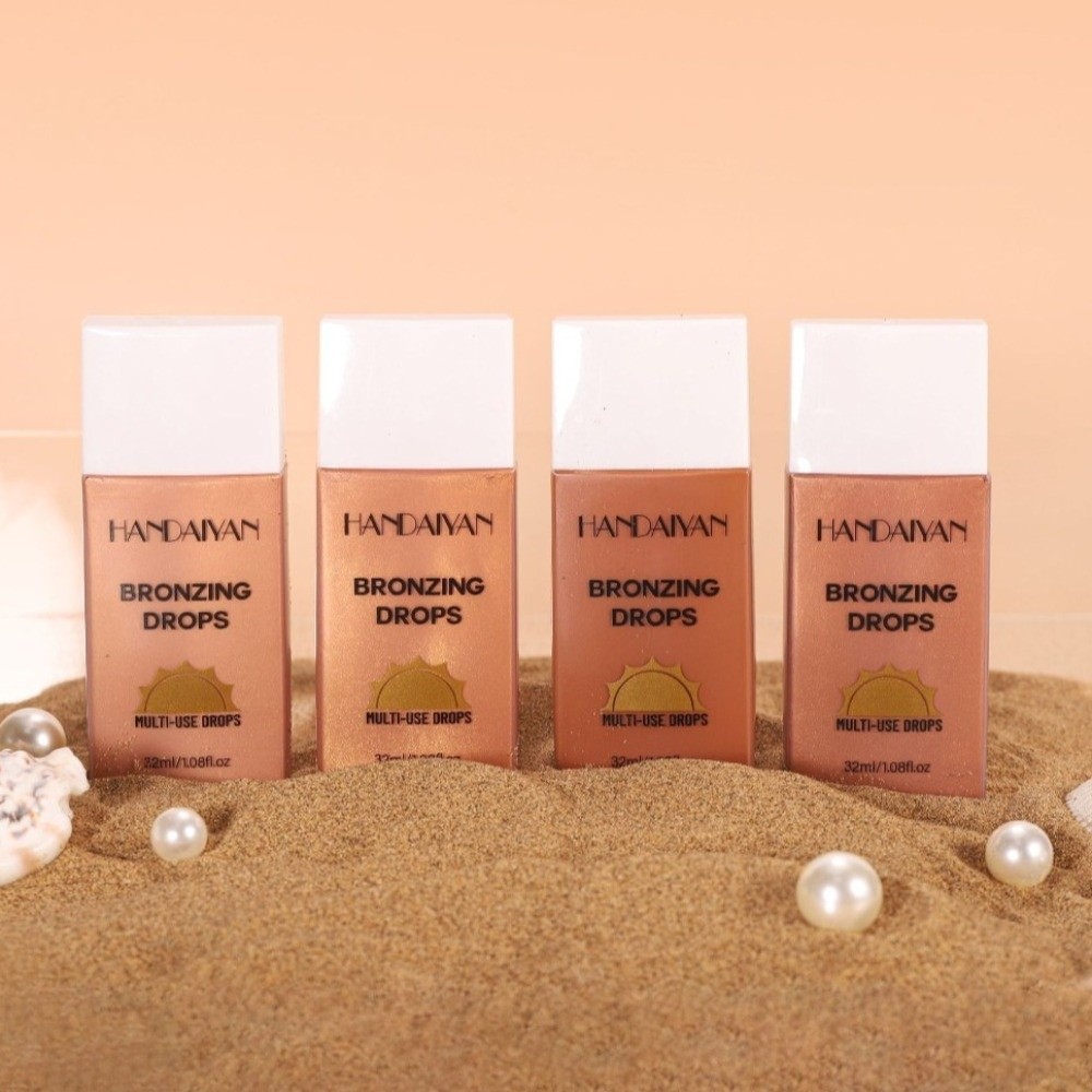 Body Shimmer Lotion - Perlglanz-Bronzer Flüssige Bräunungscreme Wasserfeste Feuchtigkeitsspendende Bräunungs-Körperlotion