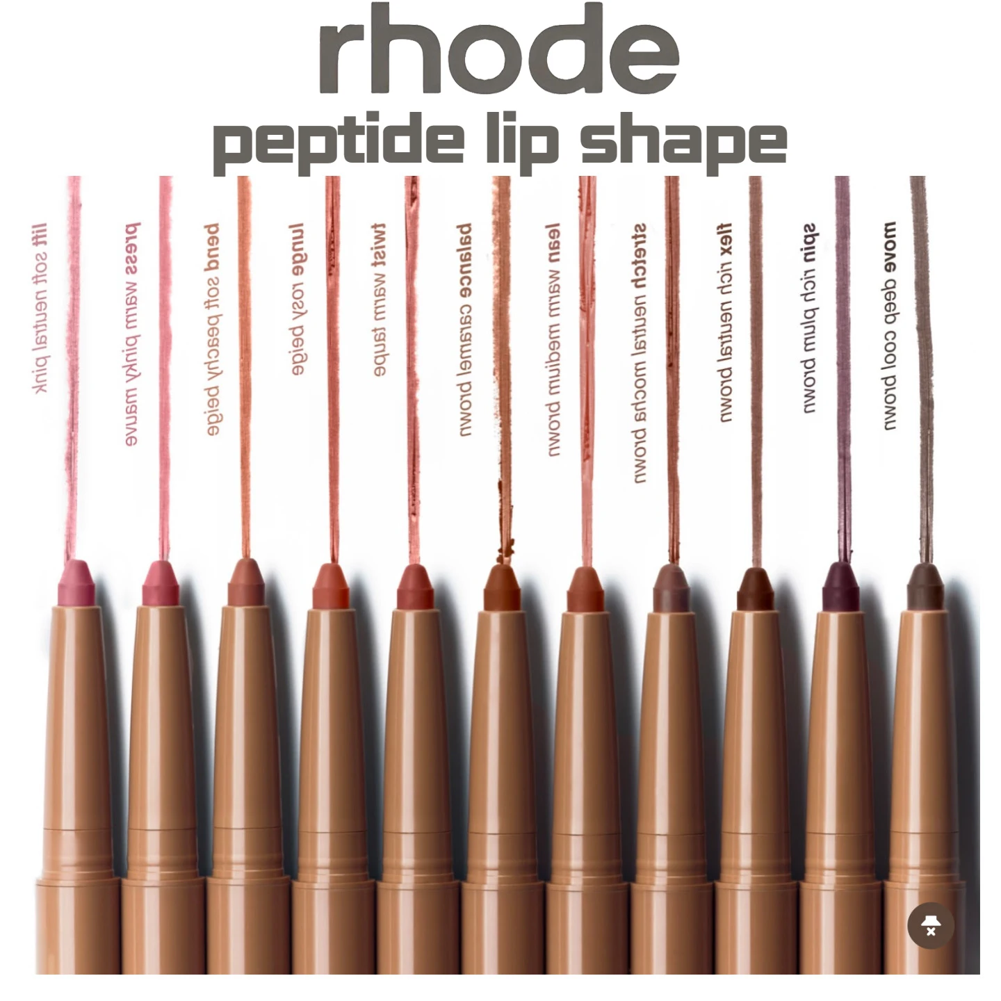 Huda Beauty Makeup Mini Kit - Marke Haut Peptid Lip Form Stift