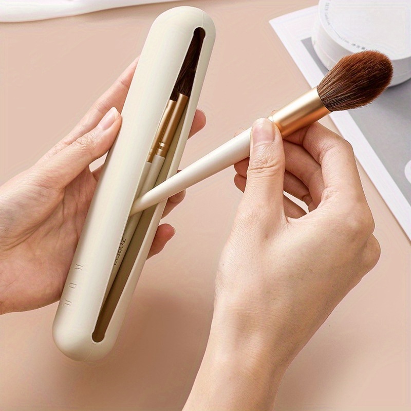 Beauty Makeup Bag - Make-up-Tasche, Make-up-Pinsel-Tasche, Kosmetik-Organizer, Reise-Halter, Aufbewahrung, Pinsel-Etui,