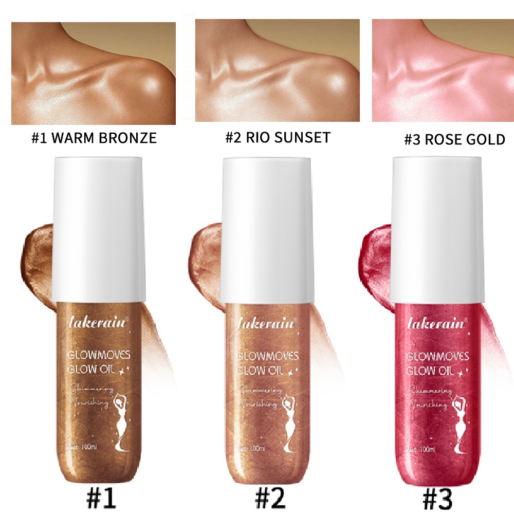 Body Shimmer Lotion - Glowmotions Glow Körperöl, 100 ml, feuchtigkeitsspendend,