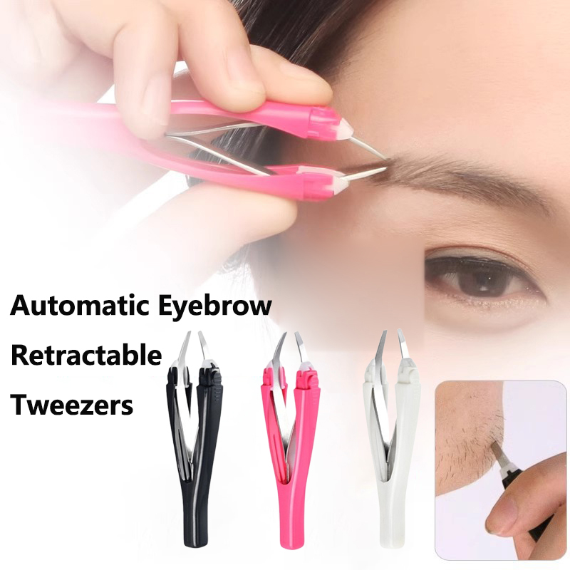 Beauty Makeup Face - Augenbrauenpinzette, automatisch einziehbar, zur Entfernung von