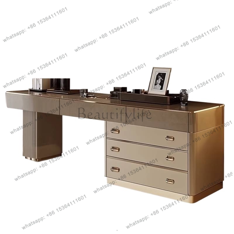 Beauty Makeup Vanity Set - Komplettes Set Holz Schminktisch Nordic Ästhetische