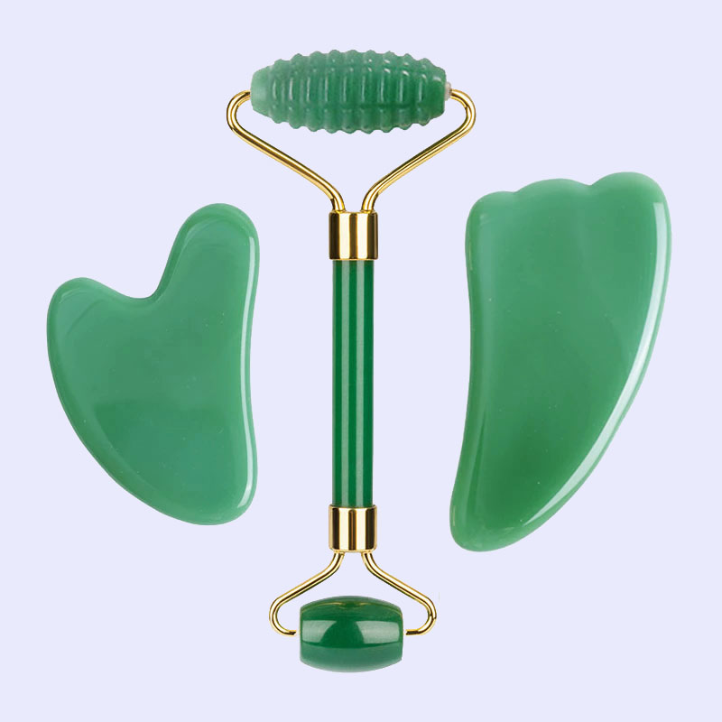 Aventurin-Jade-Roller-Massageg – Jade Roller Gua Sha Bewertung und Preis