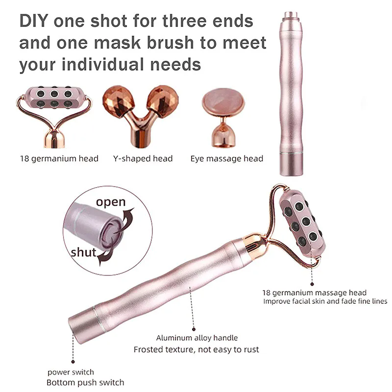 3 In 1 3D Roller Germanium Ste – Jade Roller Gua Sha Bewertung und Preis