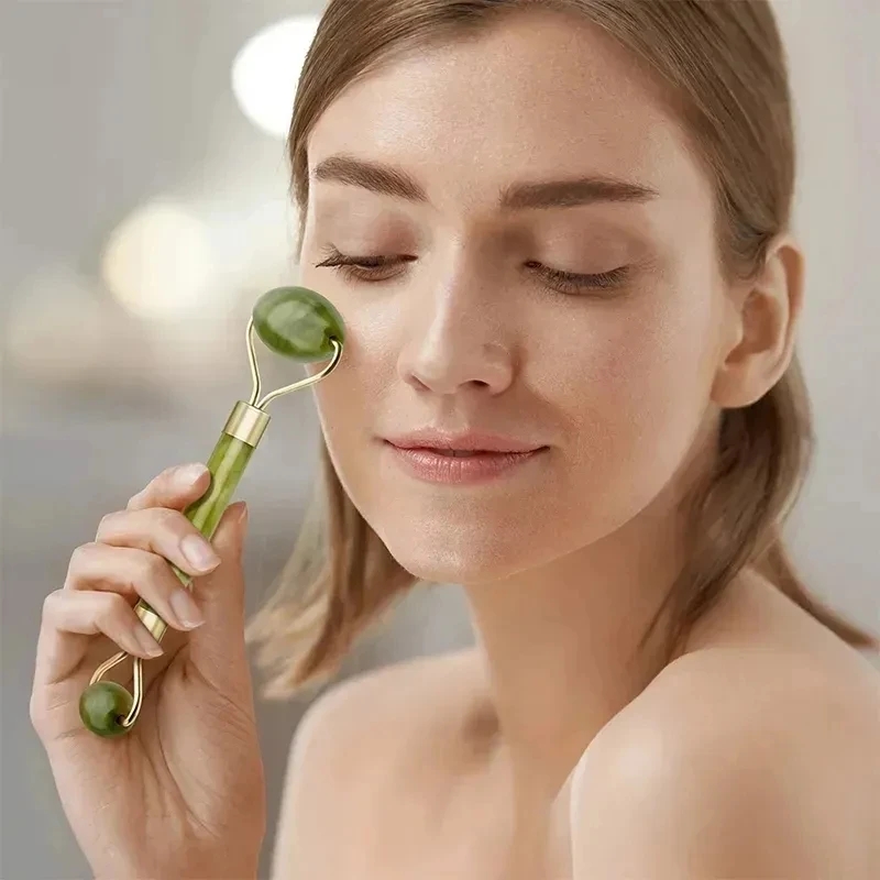 Rosenquarz Natürlicher Jade-Ro – Jade Roller Gua Sha Bewertung und Preis