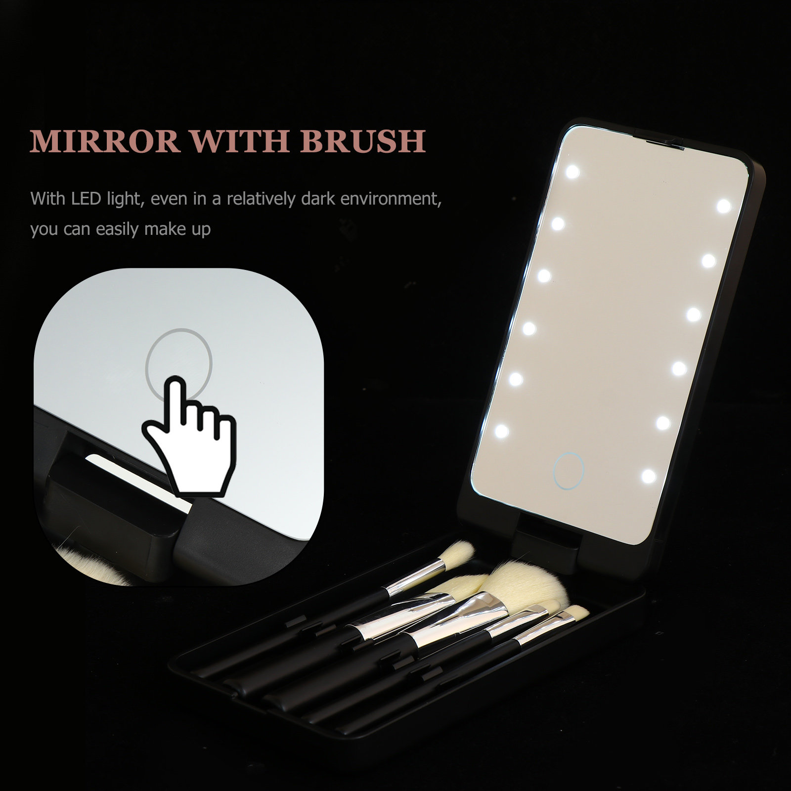 5-teiliges LED-Licht-Make-up-S – Beauty Makeup Vanity Set Bewertung und Preis