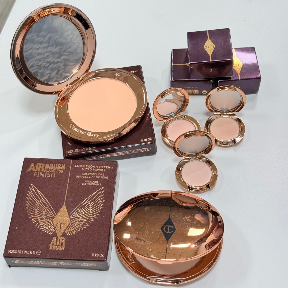 Charlotte Tilbury Airbrush Fla – Huda Beauty Makeup Mini Kit Bewertung und Preis
