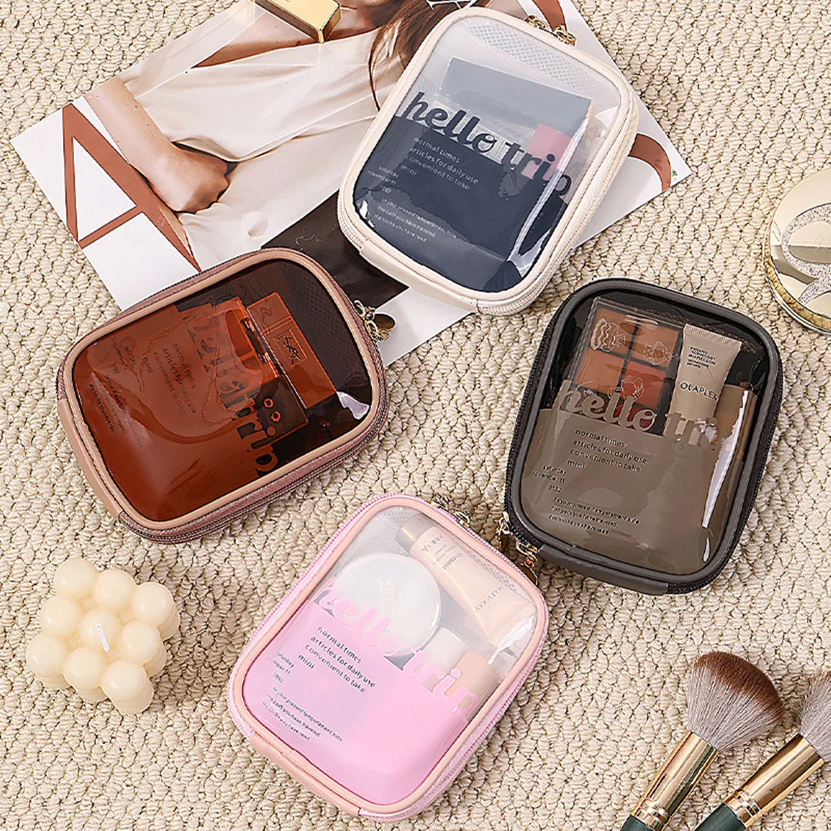 Transparente tragbare Kosmetik – Beauty Makeup Bag Bewertung und Preis