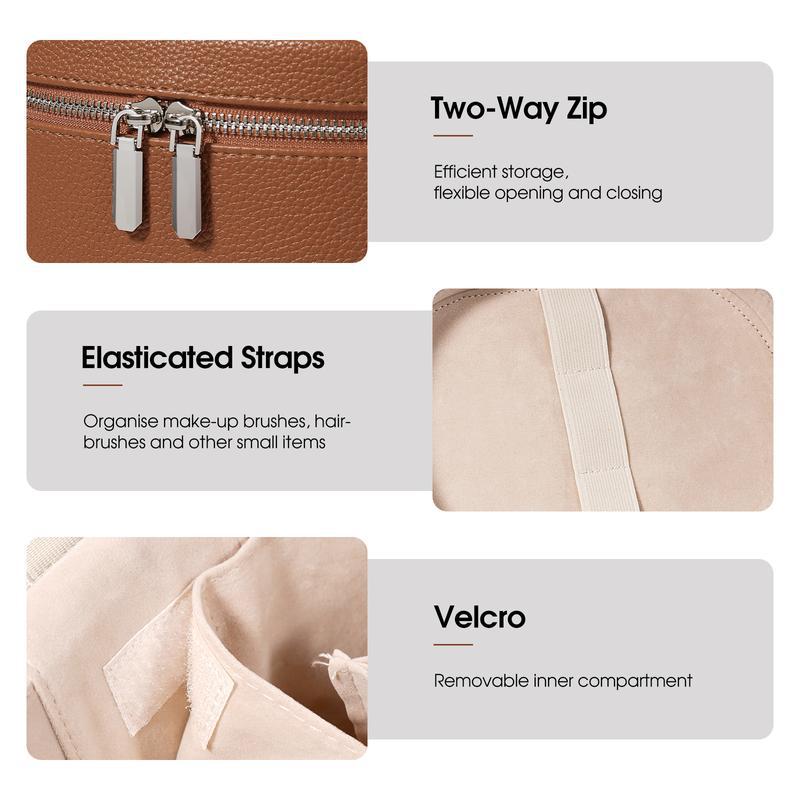 Große Kosmetiktasche aus PU-Le – Beauty Makeup Bag Bewertung und Preis